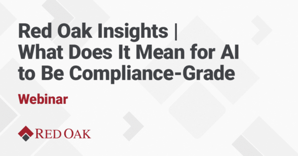 Red Oak Insights AI compliance webinar featured image